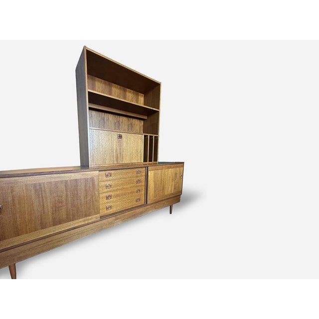 1970s Mid-Century Modern Danish Teak Sideboard by Clausen & Son for Silkeborg Møbelfabrik, 1970s For Sale - Image 5 of 12