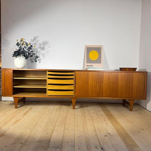 Teak Sideboard from Bernhard Pedersen & Son, Denmark, 1960s For Sale - Image 12 of 14