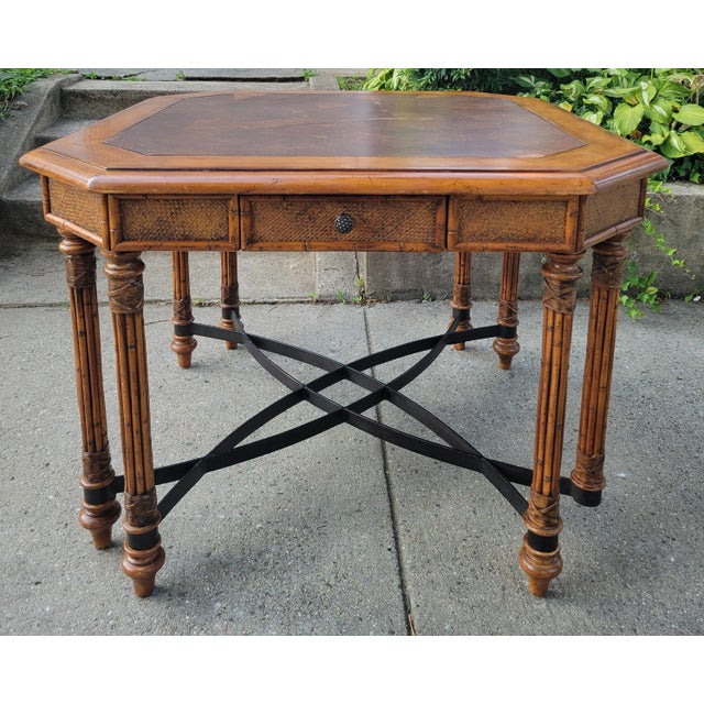 2010s Tommy Bahama Island Estate Samba Game Table For Sale - Image 5 of 13