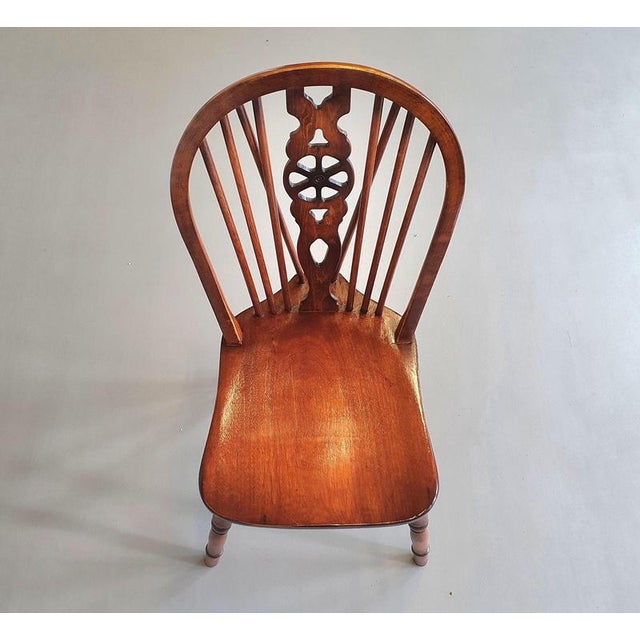 Wheelback Windsor Chairs, Set of 4 For Sale - Image 9 of 16
