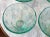 Glass Spanish Starfish Embossed Green Glass Bowls - Set of 5 For Sale - Image 7 of 9