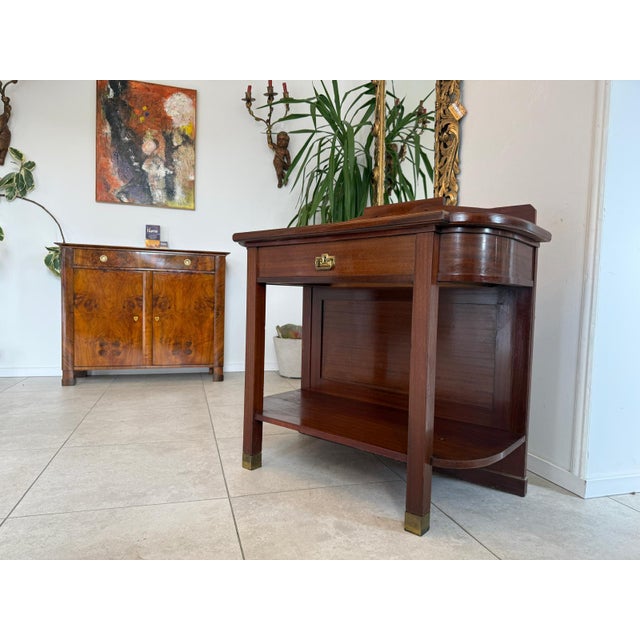 Art Nouveau Side Table in Mahogany, 1920s For Sale - Image 14 of 14