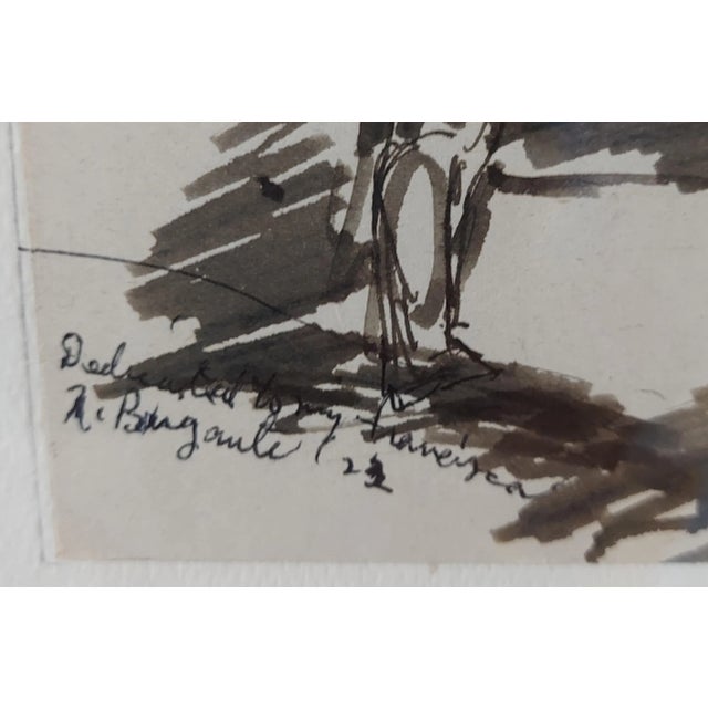 1920s Nicholas Brigante Worker Series Drawings on Paper, Framed - Set of 4 For Sale - Image 10 of 12