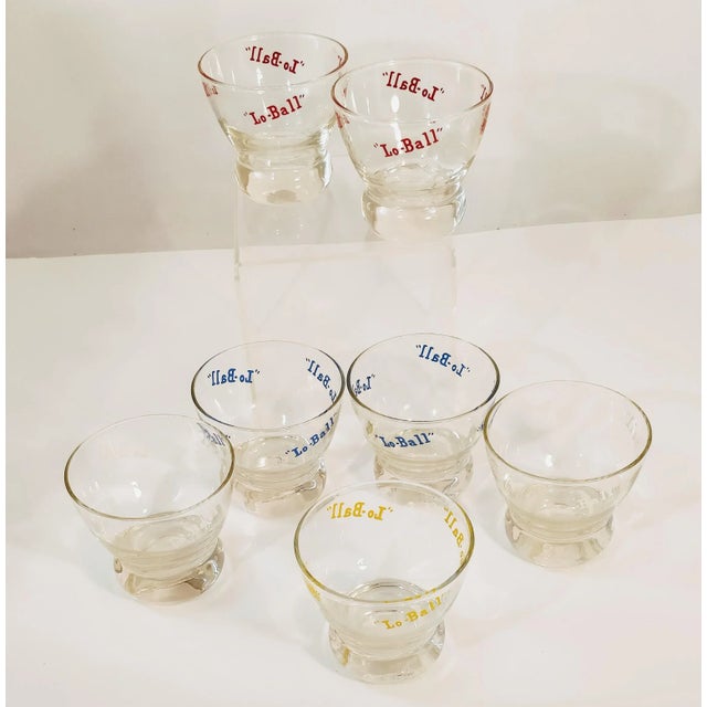 Vintage "Lo-Ball" Cocktail Glasses - Set of 7 For Sale In Fayetteville, AR - Image 6 of 10