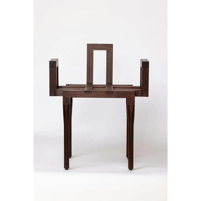 Values comfort chair by Geke Lensink Dimensions: D 42.5 x W 49.5 x H 69 cm Materials: wenge wood After graduating from...