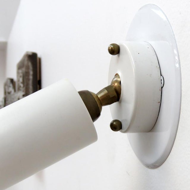 French Wall Lights by Jean Rene Cailette for Parscot, 1960 - A Pair For Sale In Los Angeles - Image 6 of 10