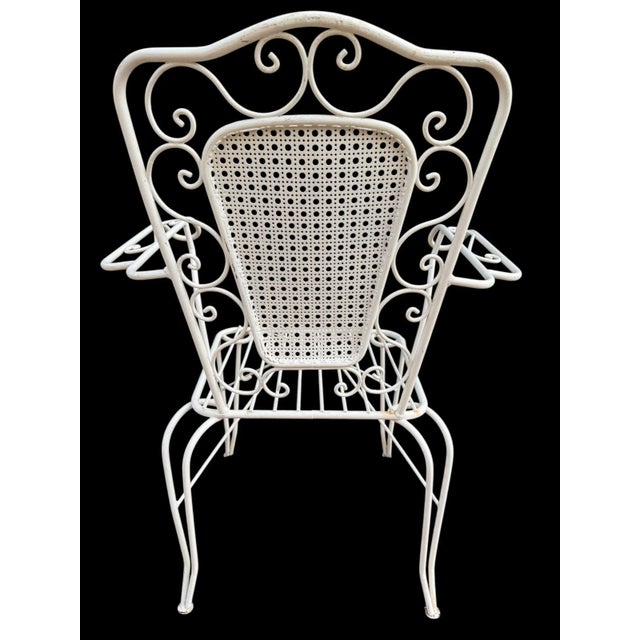 Provencal Wrought Iron Armchairs, 1960s, Set of 4 For Sale - Image 14 of 16