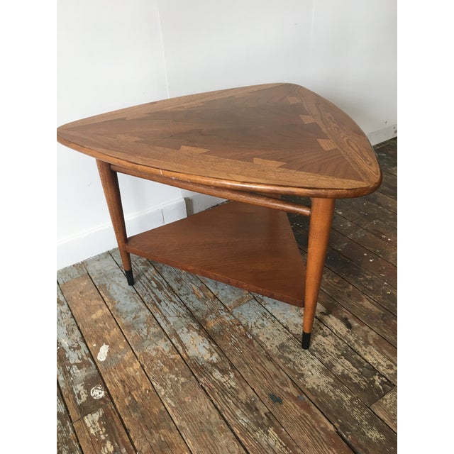 Lane Acclaim Guitar Pick Triangle Side Table Chairish