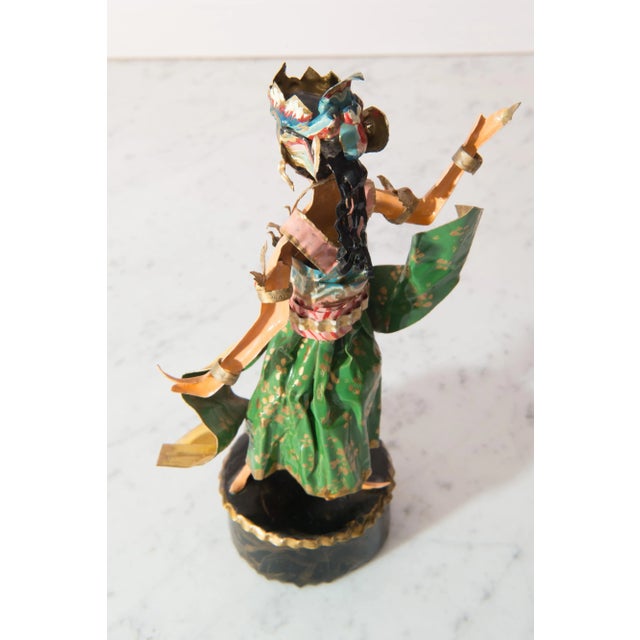 1970s Lee Menichetti Thailand Dance Costumed Sculptures- Set of 3 For Sale - Image 11 of 13