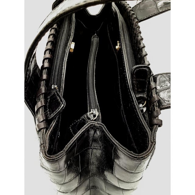 1980s 1980’s Genuine Carlos Falchi Shoulder Bag Tablet Holder For Sale - Image 5 of 9