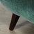 Pair of Mid-Century Curvilinear Green Mohair Lounge Chairs W/ Ebonized Supports For Sale In New York - Image 6 of 15