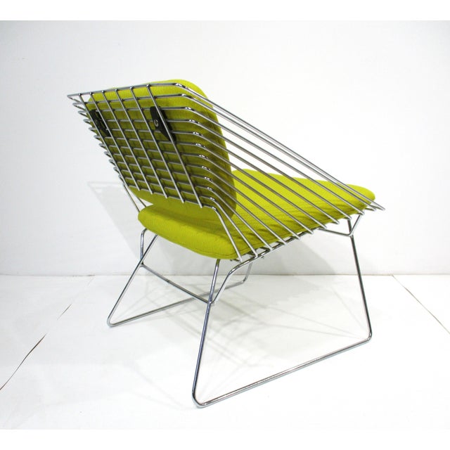 1970s Verner Panton Chrome Lounge Chairs by Fritz Hansen Denmark For Sale - Image 5 of 13