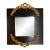 Italian LaBarge Gilt Swag Mirror For Sale