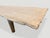 Andrianna Shamaris White Washed Live Edge Teak Wood Coffee Table or Bench For Sale - Image 17 of 18