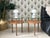 Mid-Century Modern Mid-Century Modern-Style Walnut Wood and Glass "Unison" Side Tables by Design Within Reach For Sale - Image 3 of 16