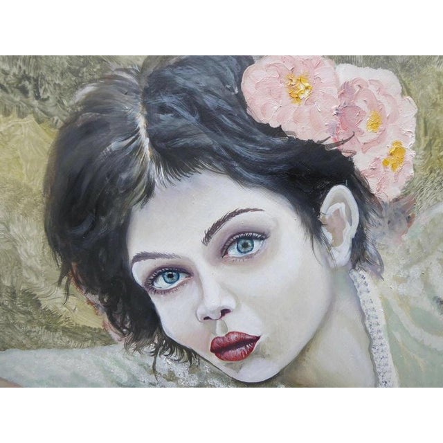 Clive Fredriksson, Portrait Painting of a Lady, 2020, Oil on Canvas For Sale - Image 11 of 14