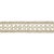 This braid features yarns of natural linen and cotton twisted together in an openwork design that adds a lacy effect to...