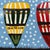 Blue Original Hot Air Balloon Painting on Board For Sale - Image 8 of 11