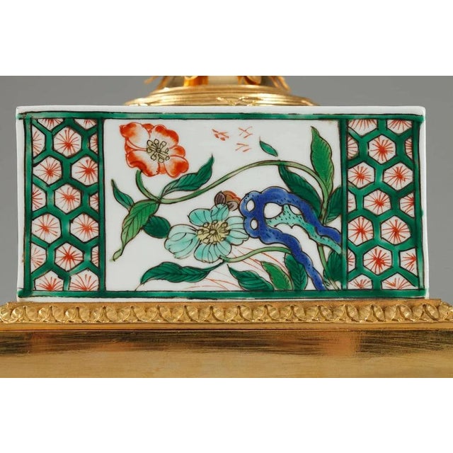 1920s Famille Verte Porcelain Inkwell from Samson For Sale - Image 5 of 10