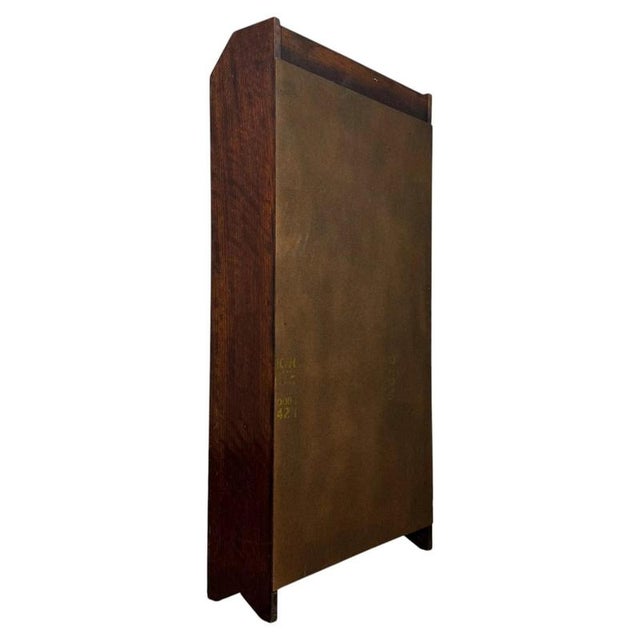 Early 20th Century English Oak Open Bookcase For Sale - Image 9 of 11