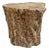Vintage Lychee Stump Burn Sand Side Table For Sale