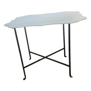 Custom John Saladino "X" Folding Table For Sale