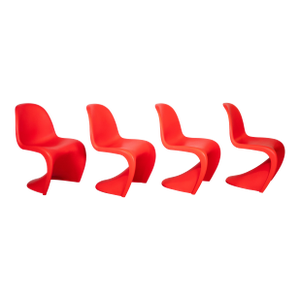Verner Panton for Vitra Panton S Chairs - Set of 4