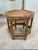 Mid 20th Century Vintage Tortoise Rattan Hexagonal Plant Stand/Table Riser For Sale - Image 5 of 5