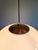 Bauhaus Pendant Light in White Opaline Glass, 1930s For Sale - Image 6 of 13