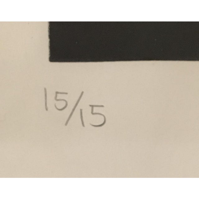 Rikizo Fukao, Composition abstraite, 1974, Lithograph on Paper, Framed For Sale - Image 4 of 10