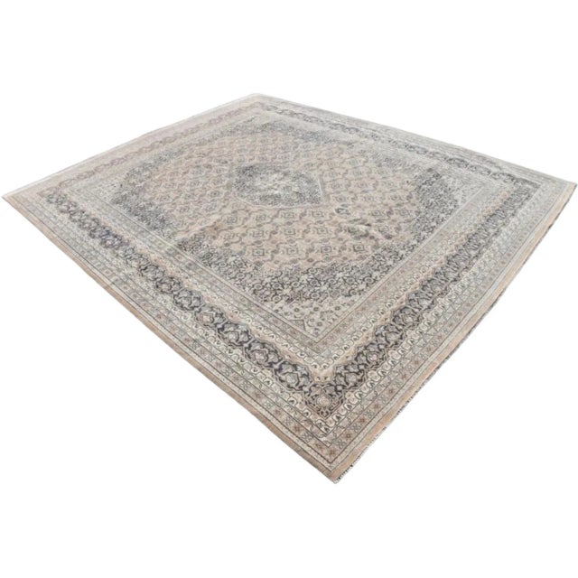 1960s Rustic Decor Gray Anatolian Turkish Area Carpet For Sale - Image 11 of 11