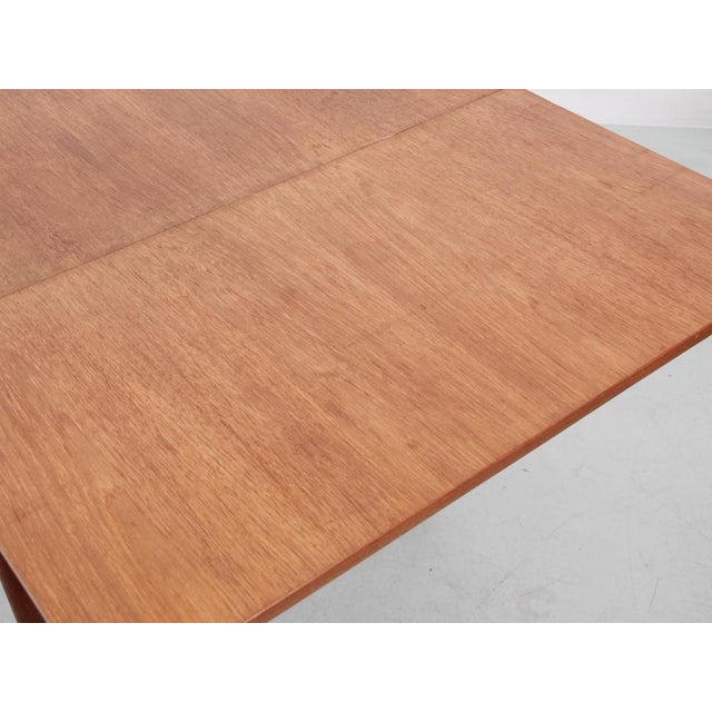 Scandinavian Teak Desk with 2 Flaps attributed to Hans Wegner, 1950s For Sale - Image 9 of 15