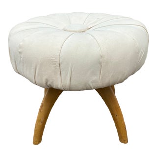 1950s Heywood Wakefield Wishbone Footstool For Sale