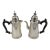 Pair of Vintage Silverplate Coffee Pots For Sale