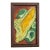 Still Life Painting of Corn and Peppers by Oregon Artist Hal Maddox 1970 For Sale