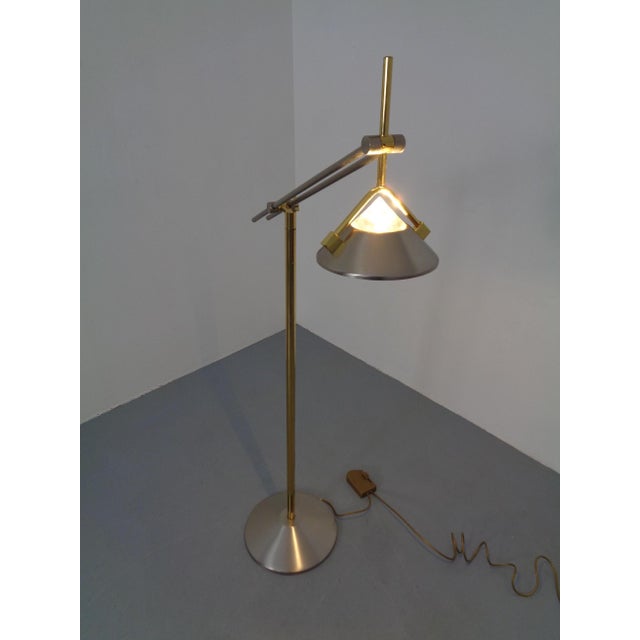 Adjustable and Dimmable Brass Floor Lamp from Relco, Italy, 1980s For Sale - Image 6 of 18