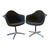 Set of 2 Matched Mid Century Vintage Modern Herman Miller Shell Chairs For Sale In New York - Image 6 of 10