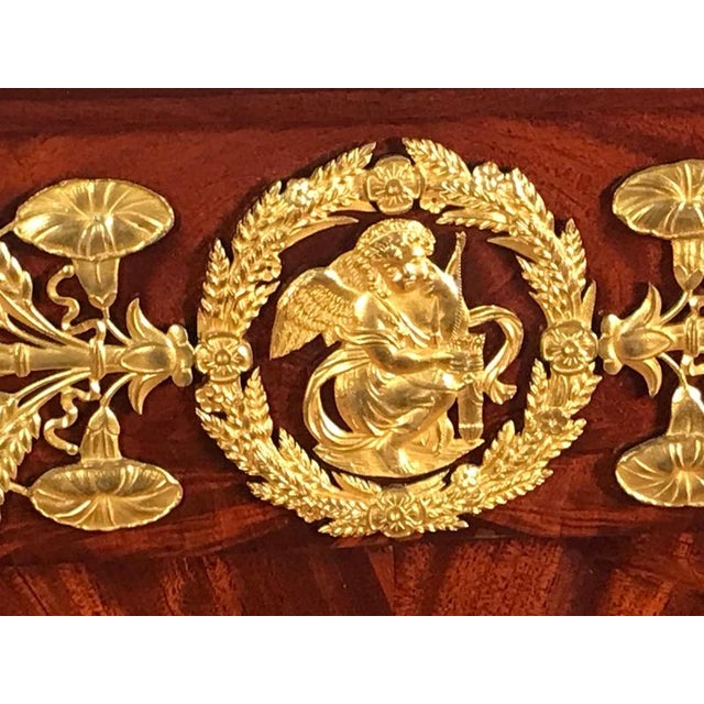 Empire French Mahogany Commode with Gilt-Bronze Mounts, 1810 For Sale - Image 4 of 16