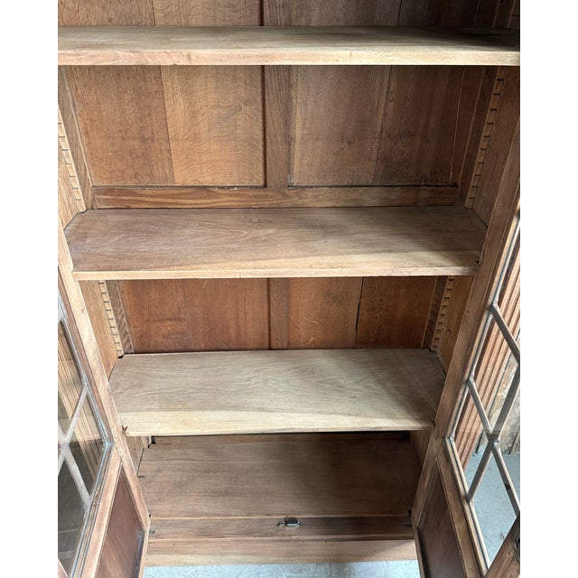 Antique Glass-Fronted Bookcase, 1890s For Sale - Image 12 of 14
