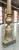 Italian 18c Style White Gold Giltwood Standing Floor Lamp W Custom Shade For Sale - Image 3 of 3