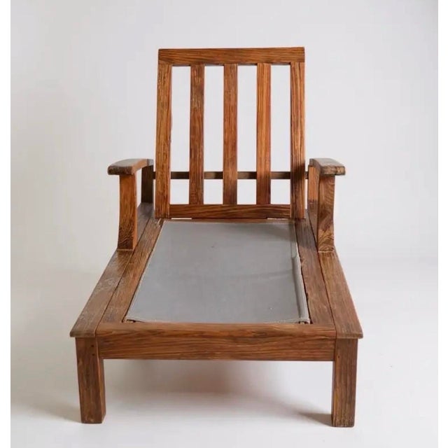 1970s Vintage Gloster Teak Reclining Chaise Lounge For Sale - Image 5 of 8