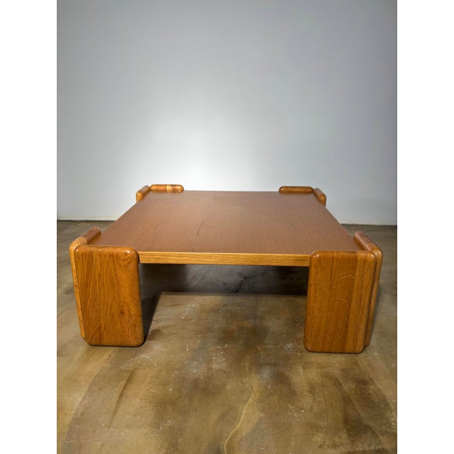 Oak Coffee Table by Mario Marenco for Mobilgirgi, Italy, 1970s For Sale - Image 11 of 18