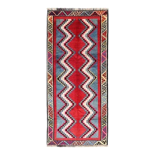 Fine Hand Knotted Persian Vintage Shiraz Runner For Sale