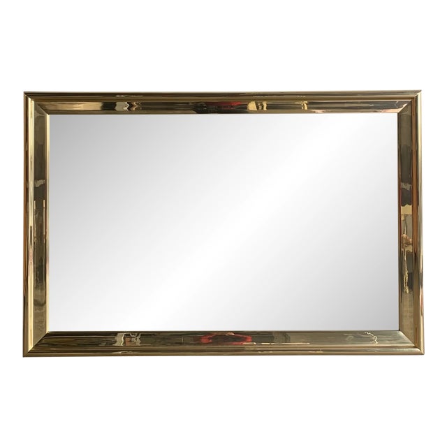 Fab Brass Embossed Mirror For Sale