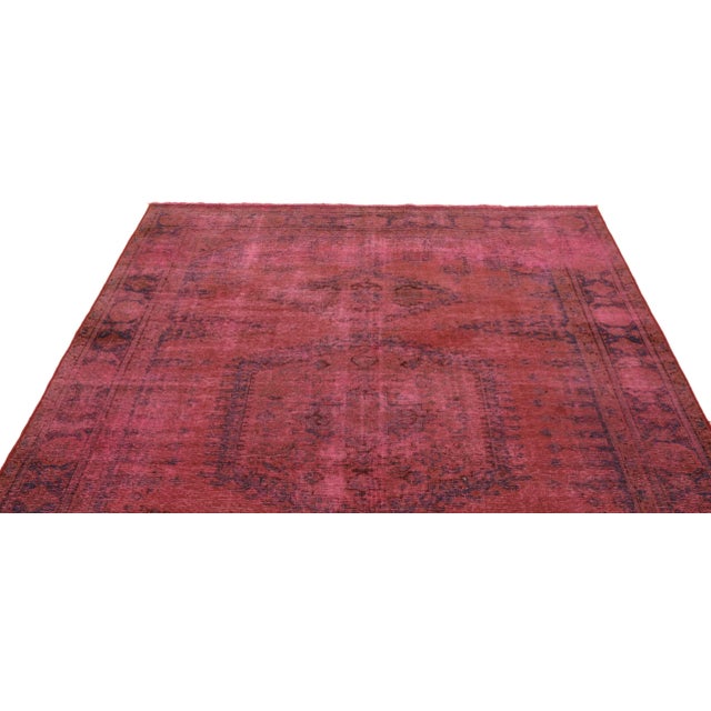 Vintage Middle Eastern Hand-Knotted Rug For Sale - Image 4 of 8