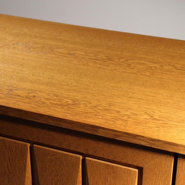 Brutalist Oak Sideboard by Gerhard Bartels, Germany, 1970s For Sale - Image 6 of 17