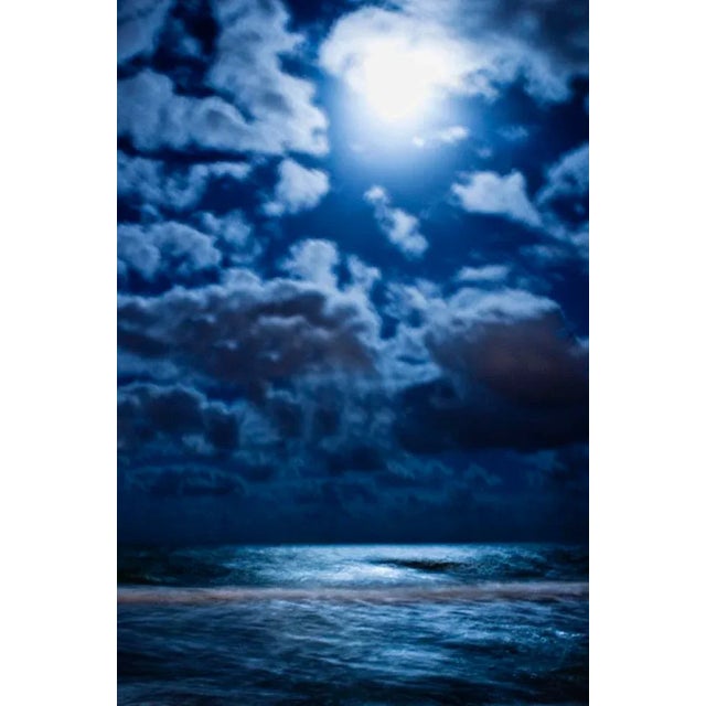 Contemporary Cheryl Maeder , Blue Light, Archival Photographic Watercolor Print For Sale - Image 3 of 3