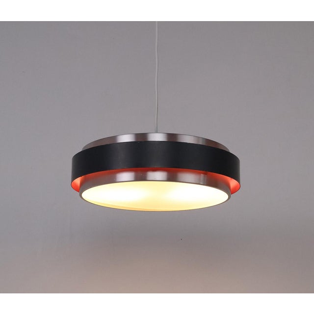 Mid-Century Modern Vintage Sera Pendant Lamp by Jo Hammerborg for Fog & Mørup, 1960s For Sale - Image 3 of 12