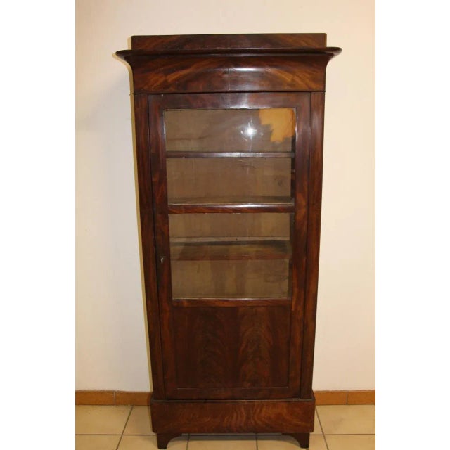 Wood Antique Louis Philippe Mahogany Cabinet For Sale - Image 7 of 7