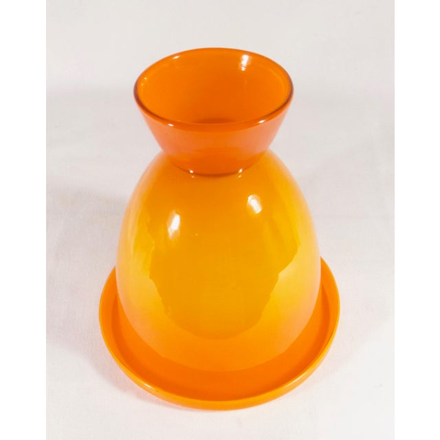 1960s MidCentury Empoli Cased Glass Vase Chairish